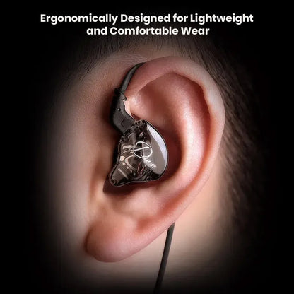 KZ Dawn in ear monitor ergonomic design