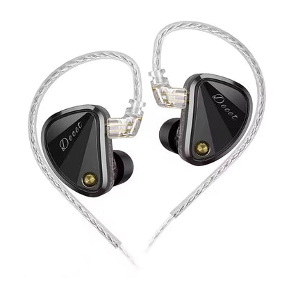 KZ Decet 10 IEM standard version with detachable cable and ergonomic design for everyday high-quality audio listening.