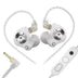 KZ- EDZ ultra-wide frequency dynamic driver IEM with transparent ear hooks