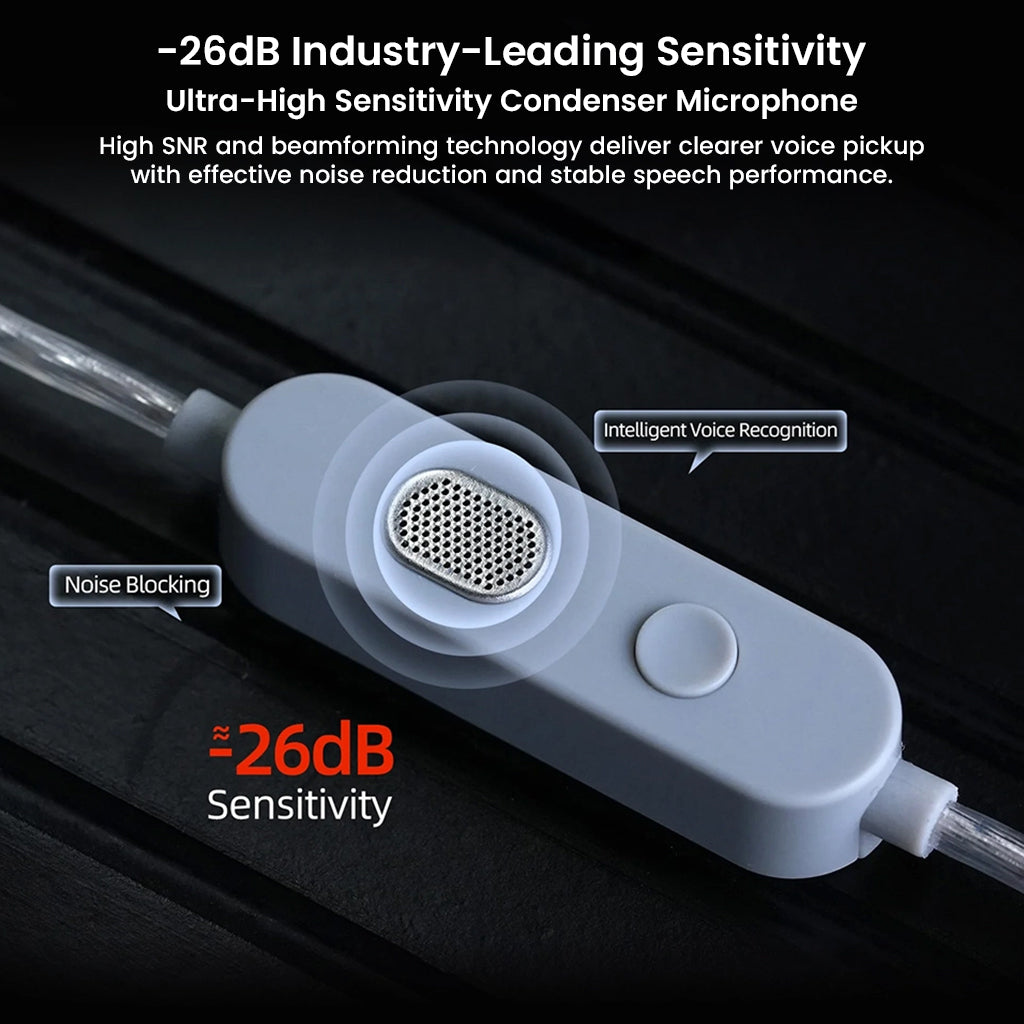 KZ- T8 8-Level Tuning Silver-Plated Upgrade Cable For IEM