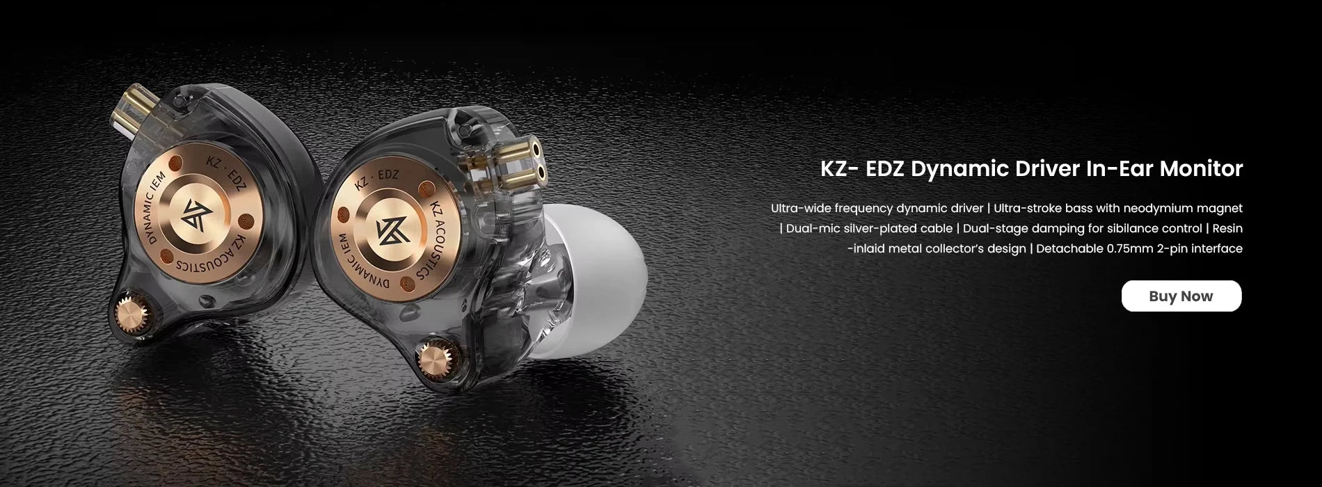 KZ- EDZ Dynamic Driver In-Ear Monitor