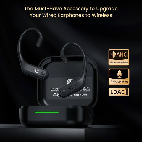 KZ AN01 ANC-Enabled Wireless Adapter for IEMs is equipped with the Must Have Features