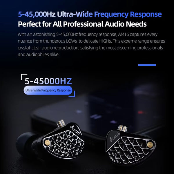 KZ - AM16 Sixteen Driver HiFi In-Ear Monitors - 14
