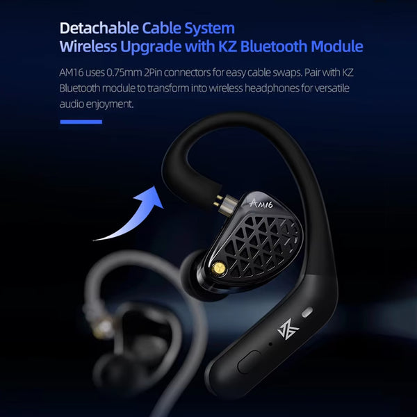 KZ - AM16 Sixteen Driver HiFi In-Ear Monitors - 8