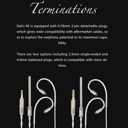Kefine Delci AE IEM Terminations