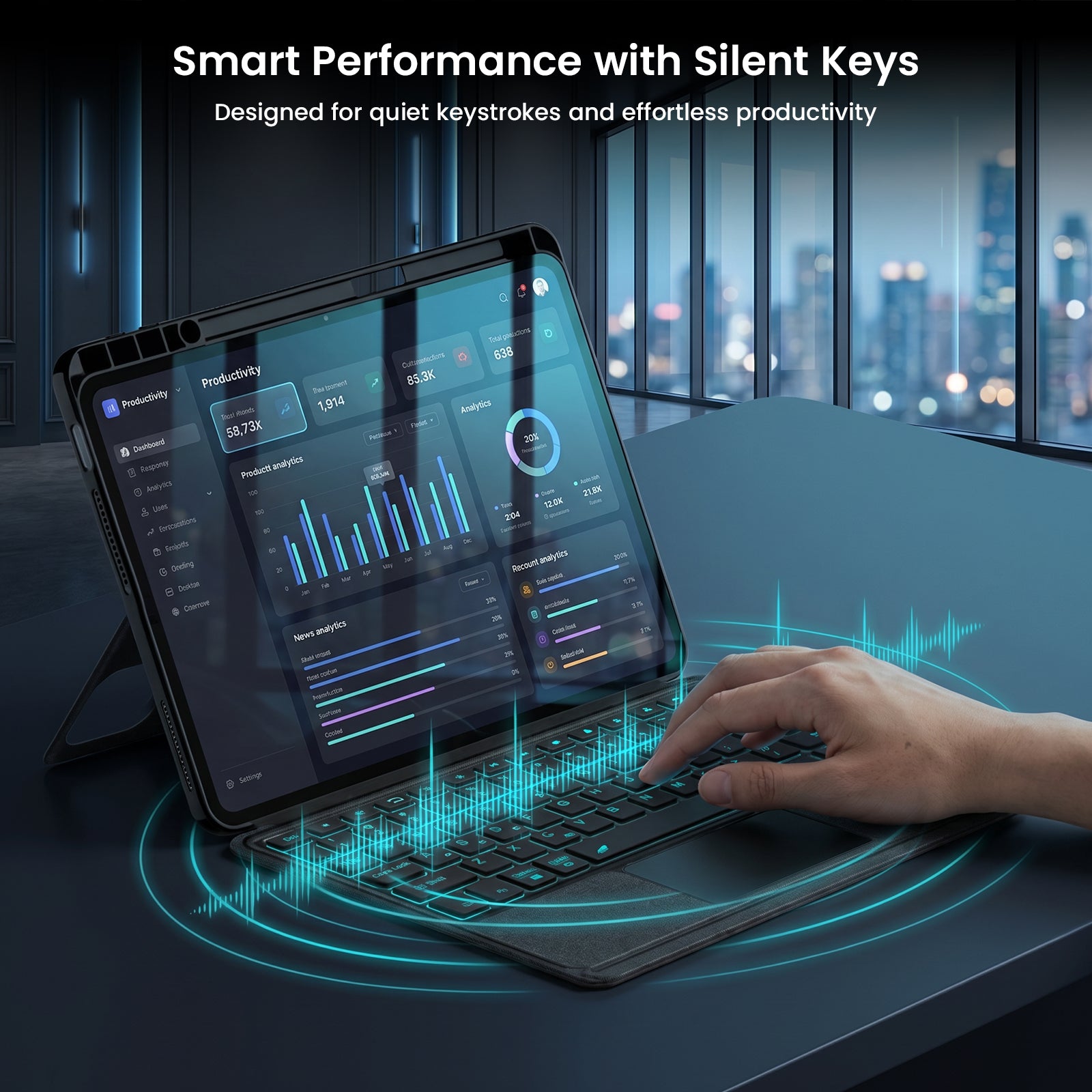 Keyboard Case for Lenovo Tab M11, Motorola Moto Pad 60 Neo, Idea Tab, Tab K11/K11 Gen 2 11”