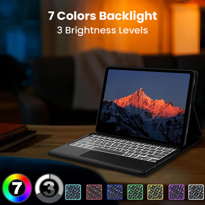 Keyboard Case for Moto Pad 60 Pro, Lenovo Idea Tab Pro 2025, Lenovo Tab P12 12.7”