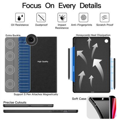 Keyboard Case for Samsung Galaxy Tab A11 / A9 8.7-inch Cover