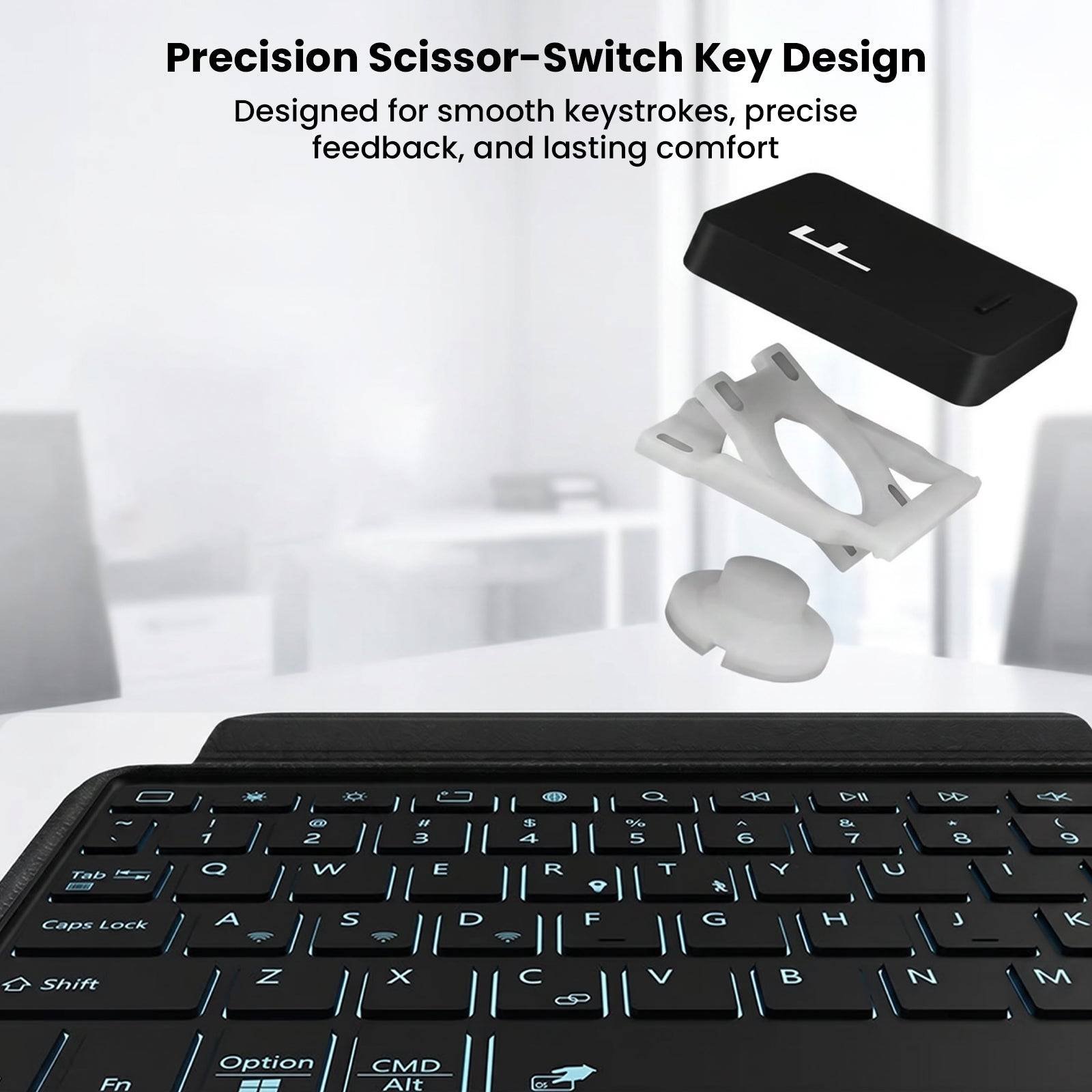 Smart Keyboard Case for Samsung Galaxy Tab A9+ / A11+ Plus 11-inch