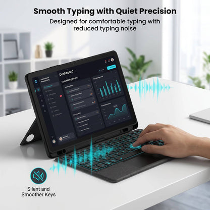 Smart Keyboard Case for Samsung Galaxy Tab A9+ / A11+ Plus 11-inch