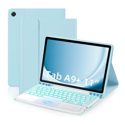Keyboard Case for Samsung Galaxy Tab A11 Plus and A9+ 11 inch Folio Cover