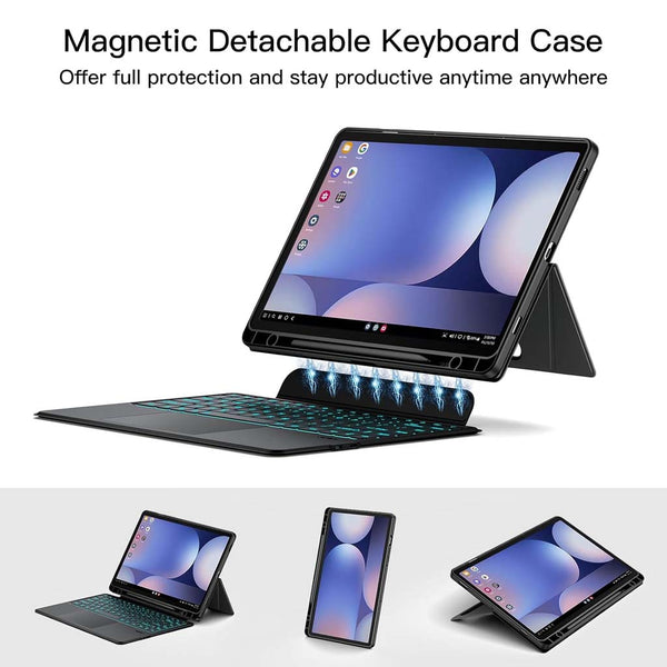Keyboard Case for Samsung Galaxy Tab S10, S9, S8 Ultra 14.6 inch Cover - 8