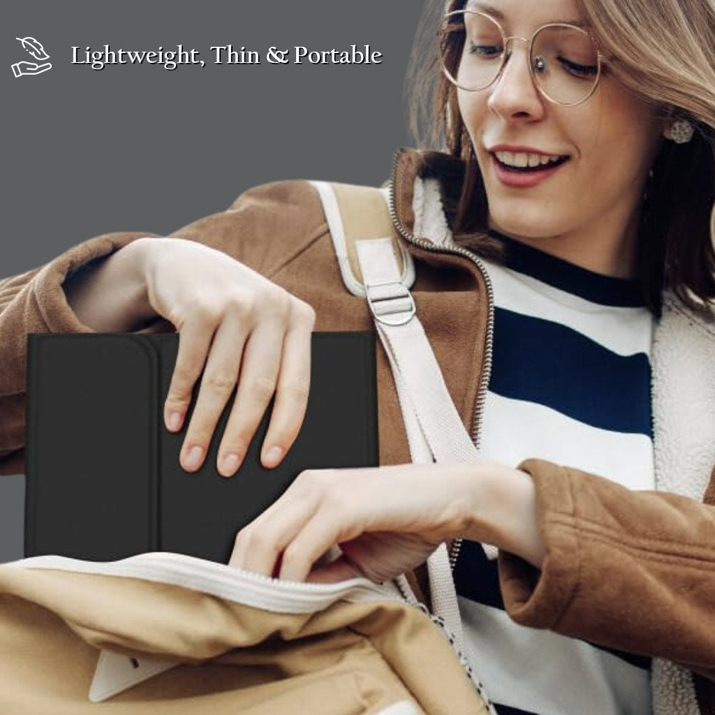Lightweight and portable PST-M611T Keyboard Case for Xiaomi Pad 6/6 Pro 11 inch 2023, easily fits into bags for travel and daily use.