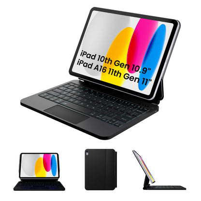 Keyboard Case for iPad A16 (11th Gen) & iPad 10th Gen Cover