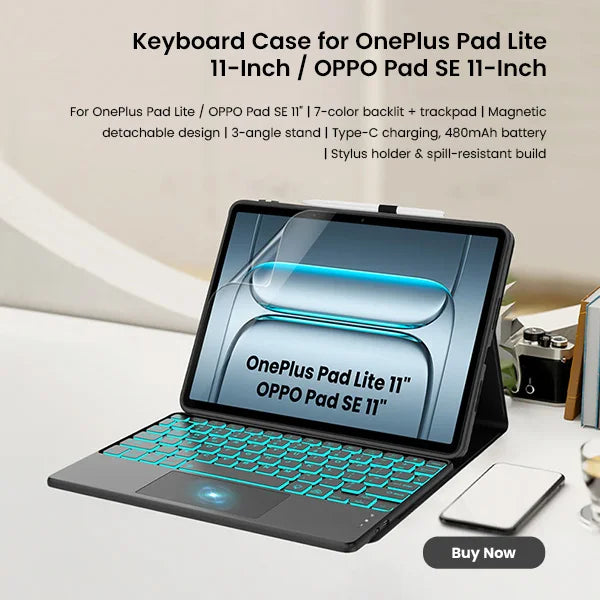Keyboard case for oneplus pad lite 11 inch oppo pad se 11 inch for mobile