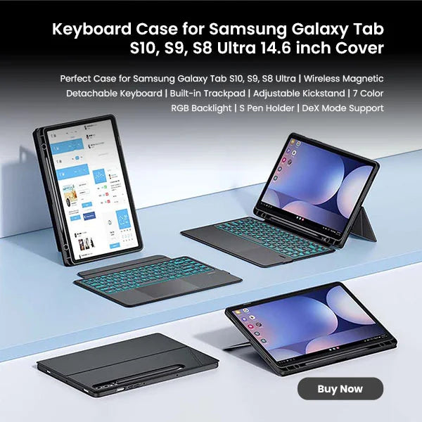 Keyboard Case for Samsung Galaxy Tabs