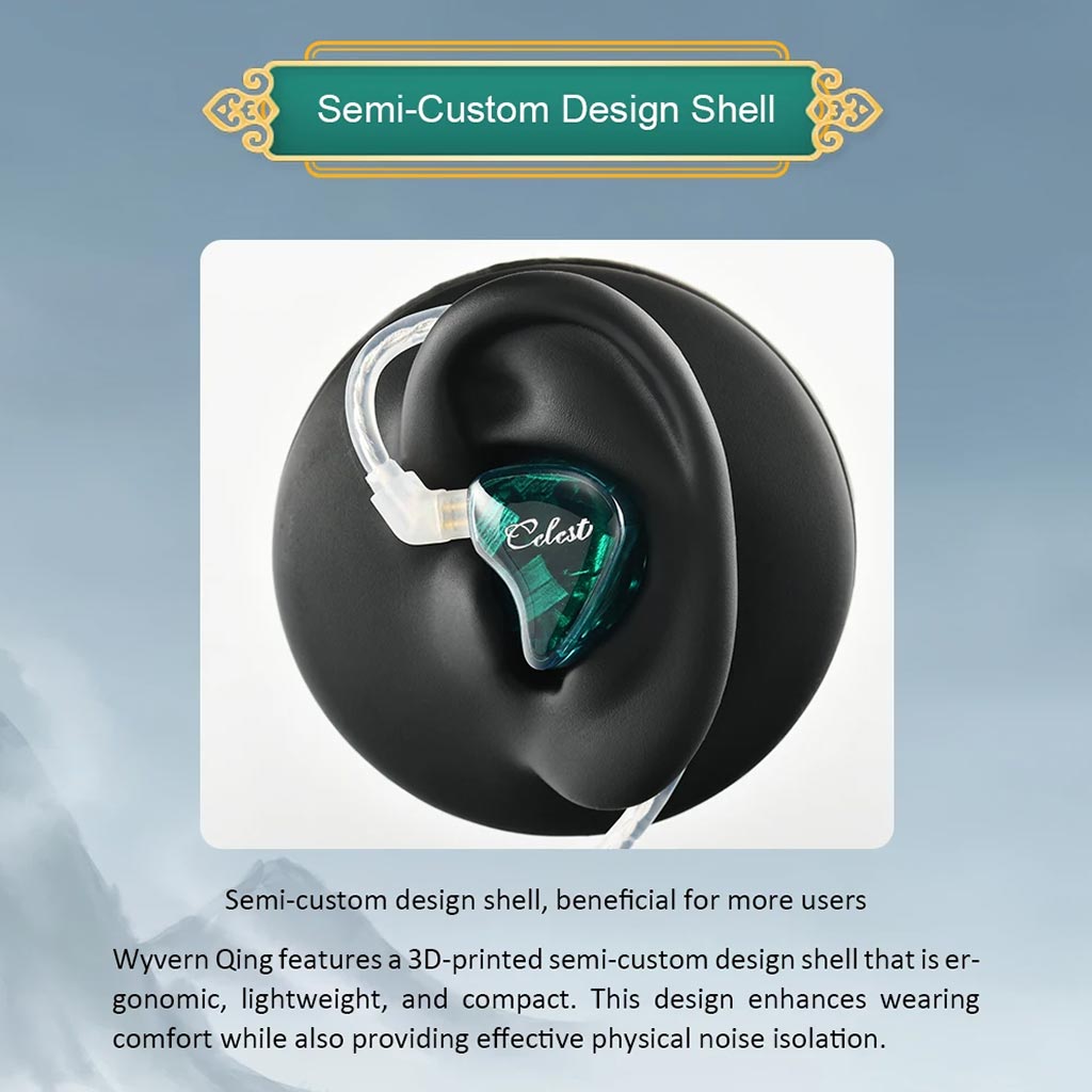 Kinera Celest Wyvern Qing Semi Custom Design Shell