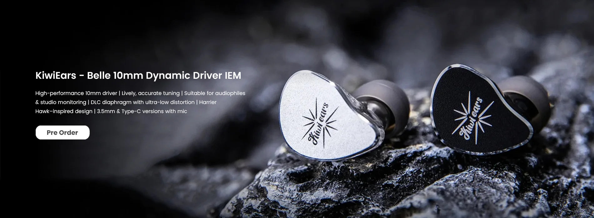 KiwiEars - Belle 10mm Dynamic Driver IEM