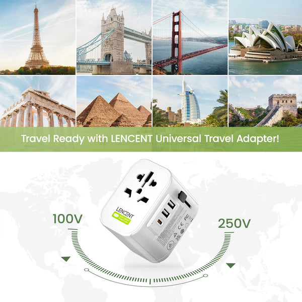LENCENT –  Universal Travel Adapter - 9