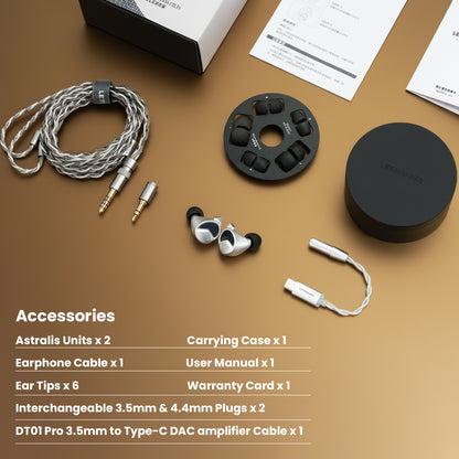 LETSHUOER - Astralis HiFi 15.5mm Ring Planar Driver In Ear Monitor