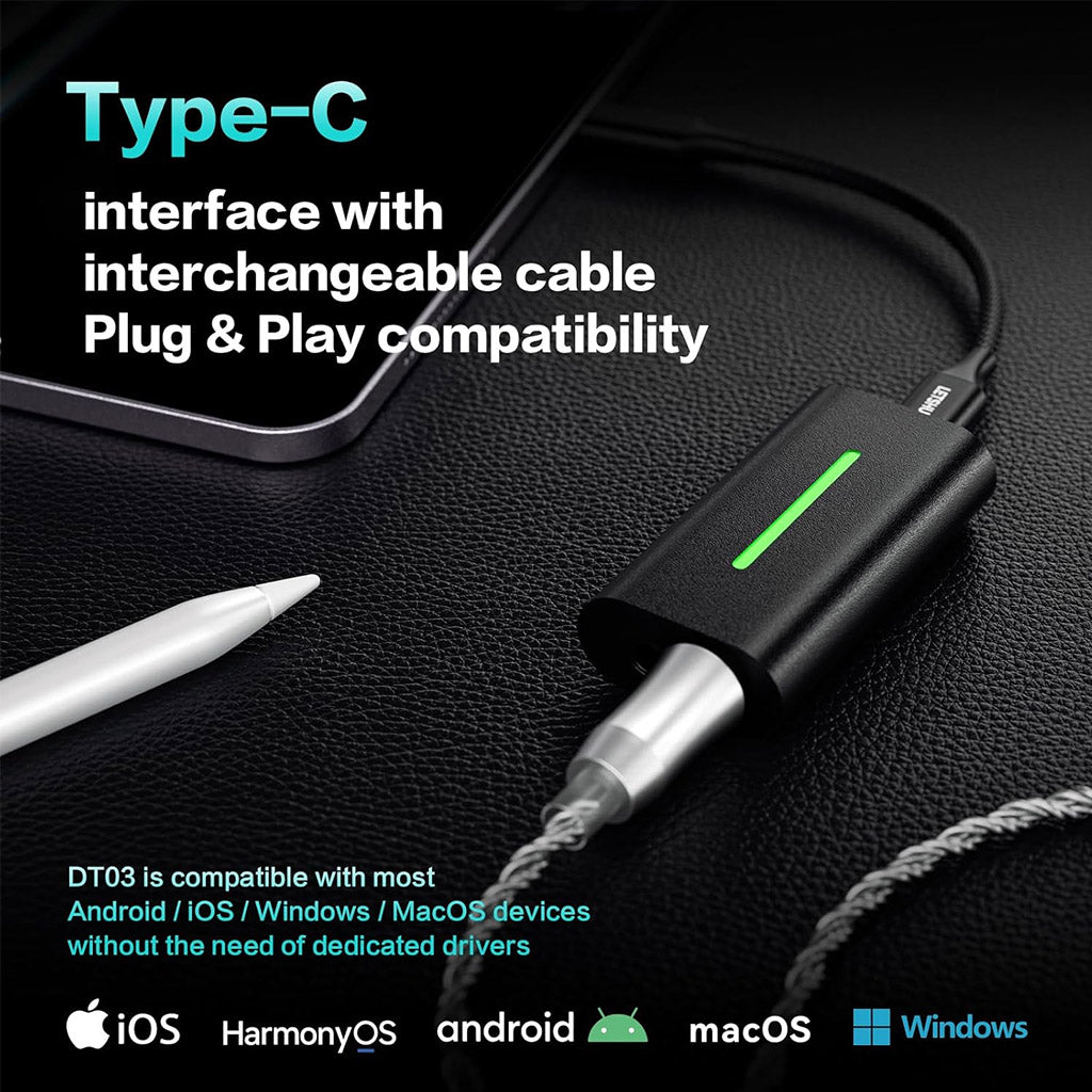 LETSHUOER DT03 Portable Dac / Amp Type-C InterFace