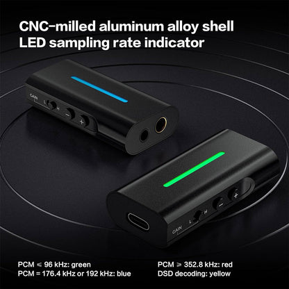 LETSHUOER DT03 Portable Dac / Amp CNC Milled Aluminum Alloy Shell