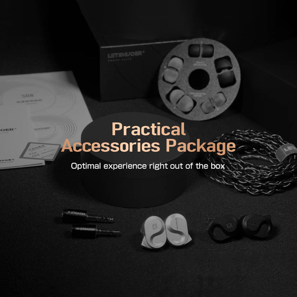 LETSHUOER S08 IEM Accessories Package