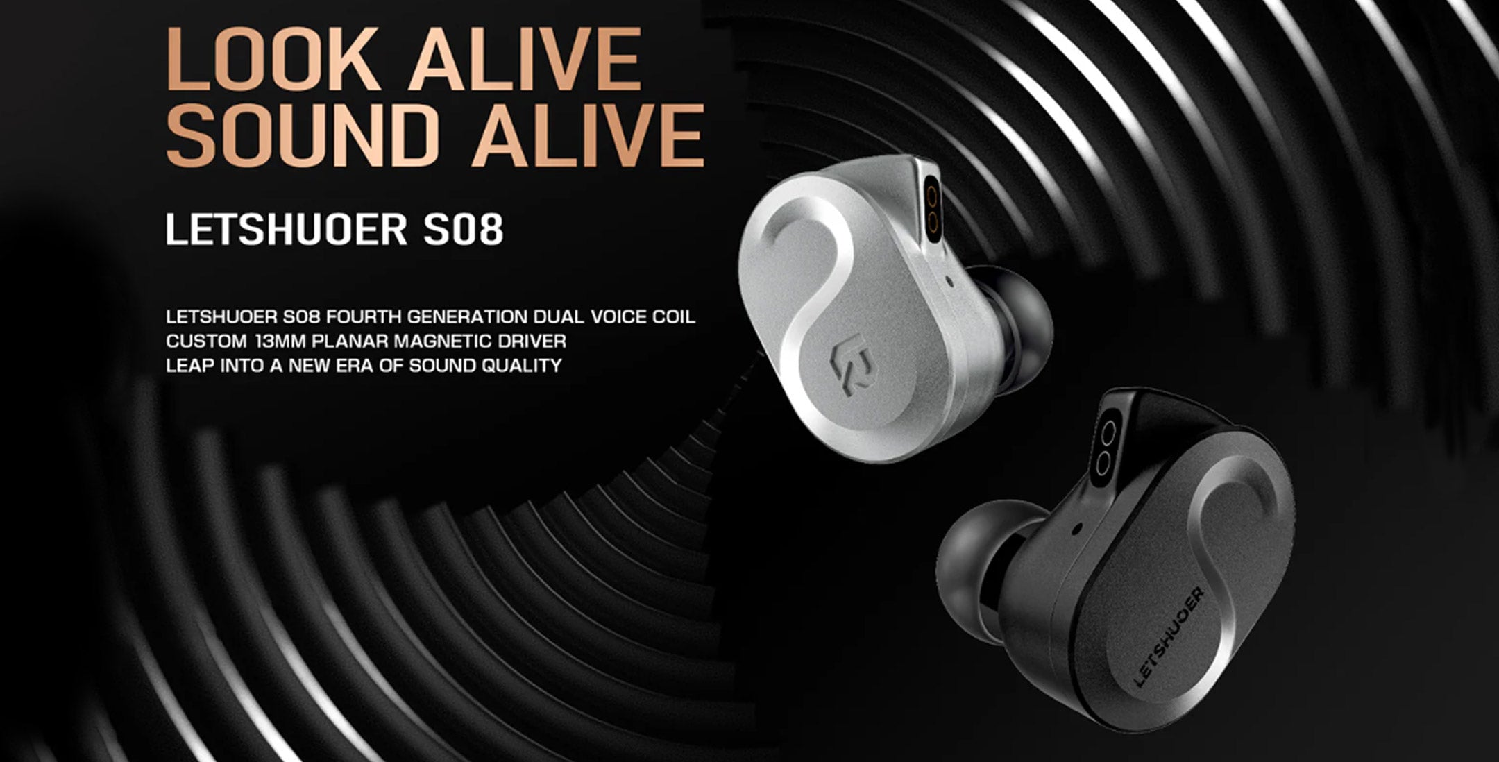 LETSHUOER S08 4th Gen 13mm Planar Driver IEM | Concept Kart