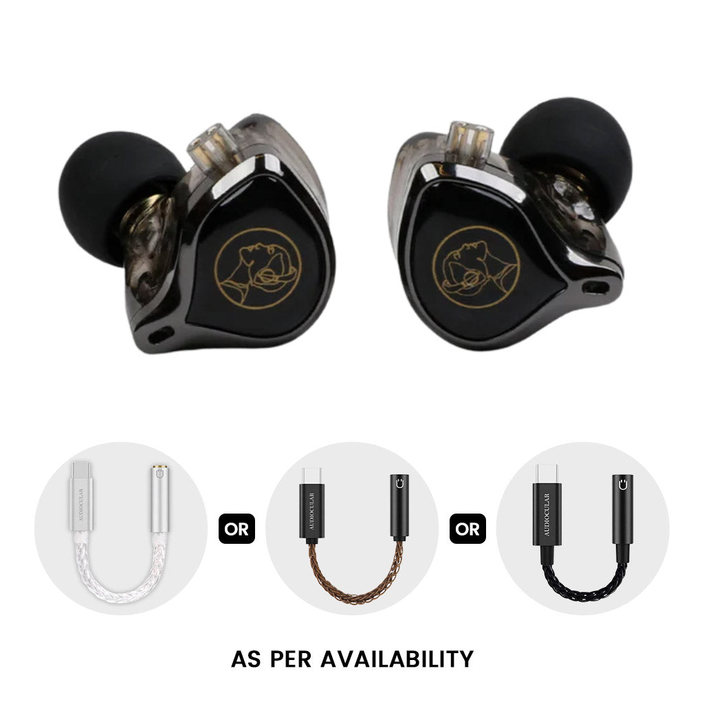 AUDIOCULAR LEX IEM + AUDIOCULAR D07 Slim DAC & Amp