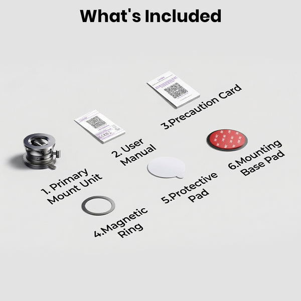 LISEN- 360° TRI-AXIS MagSafe Phone Holder Rotatable & Foldable - 11