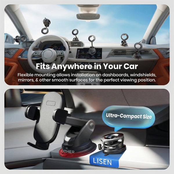 LISEN- 360° TRI-AXIS MagSafe Phone Holder Rotatable & Foldable - 13