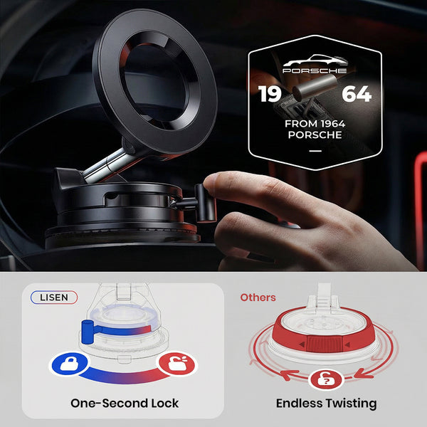 LISEN- 360° TRI-AXIS MagSafe Phone Holder Rotatable & Foldable - 3