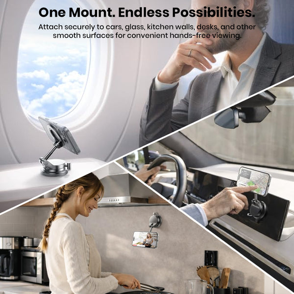 LISEN- 360° TRI-AXIS MagSafe Phone Holder Rotatable & Foldable - 5