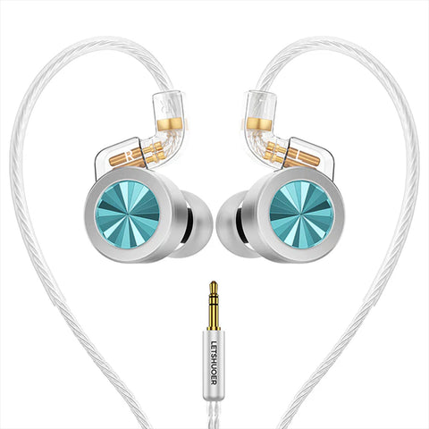 Experience uncompromising audio fidelity with the newly launched LetShuoer D02 in-ear monitors. Equipped with 11mm dual magnetic dynamic drivers, the D02 delivers neutral, natural tonality for authentic musical reproduction while providing precise imaging and positional audio—perfect for competitive gaming.
