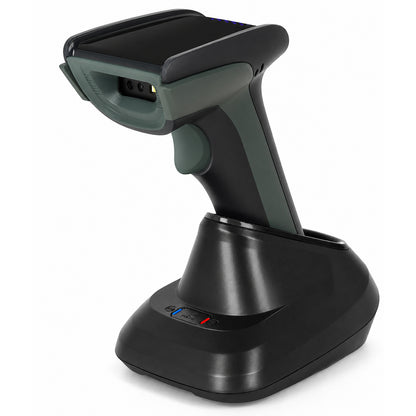 Luckydoor- DS230BT 1D & 2D 2-IN-1 Wireless Barcode Scanner with Charging Base