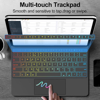 M11P S9+ Keyboard Case for Samsung Galaxy Tab S9 FE Plus 12.4 inch/ S9 Plus function keys