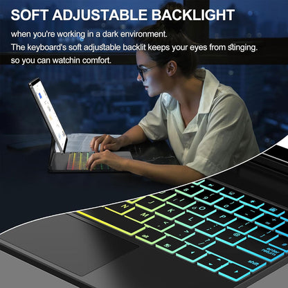 M11P S9+ Keyboard Case for Samsung Galaxy Tab S9 FE Plus 12.4 inch/ S9 Plus backlit
