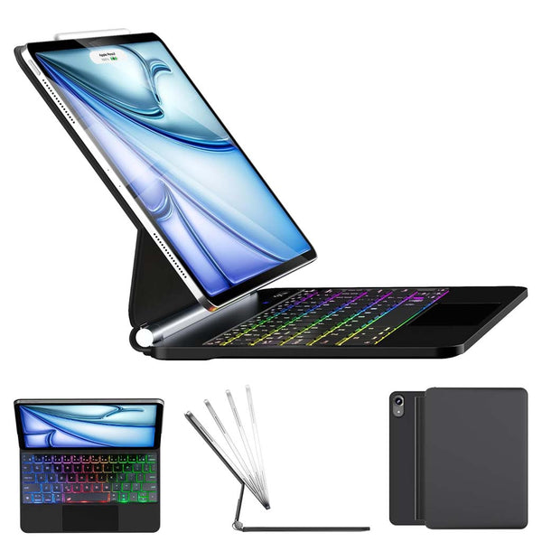 Clavier Magique Bluetooth Avec Trackpad Pour IPad 10e Génération & IPad A16 11" (2025) - Noir - 6