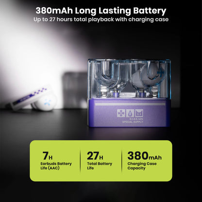 Smartphone screen showing Bluetooth connection to earbuds with seamless switching
