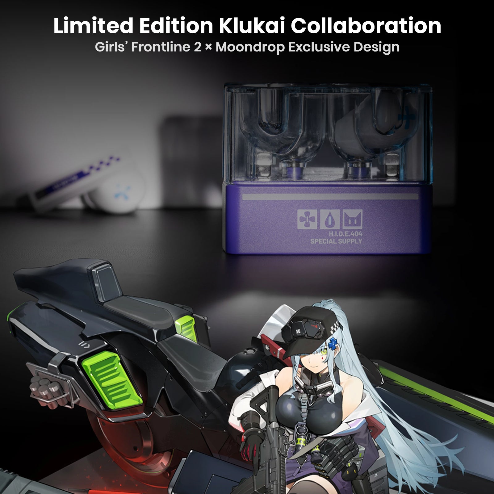 Limited edition collaboration packaging with character artwork