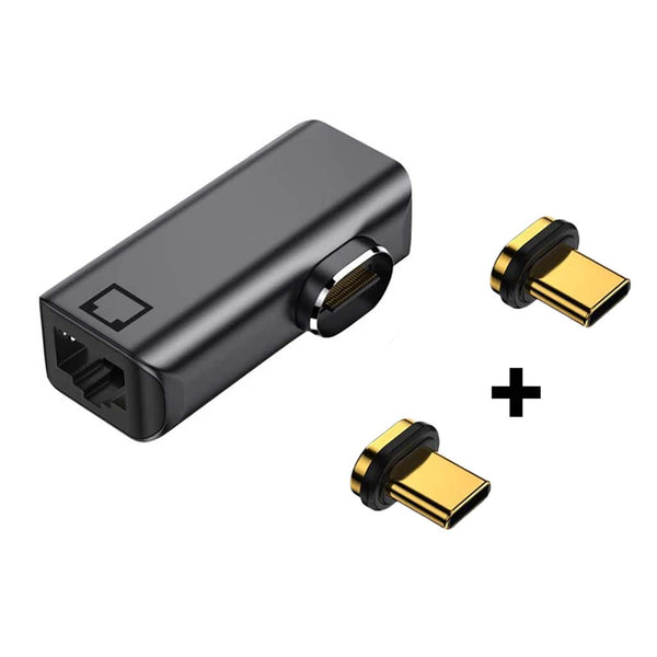 TECPHILE – 8K Magnetic Type C to MINI DP Converter Adapter - 8