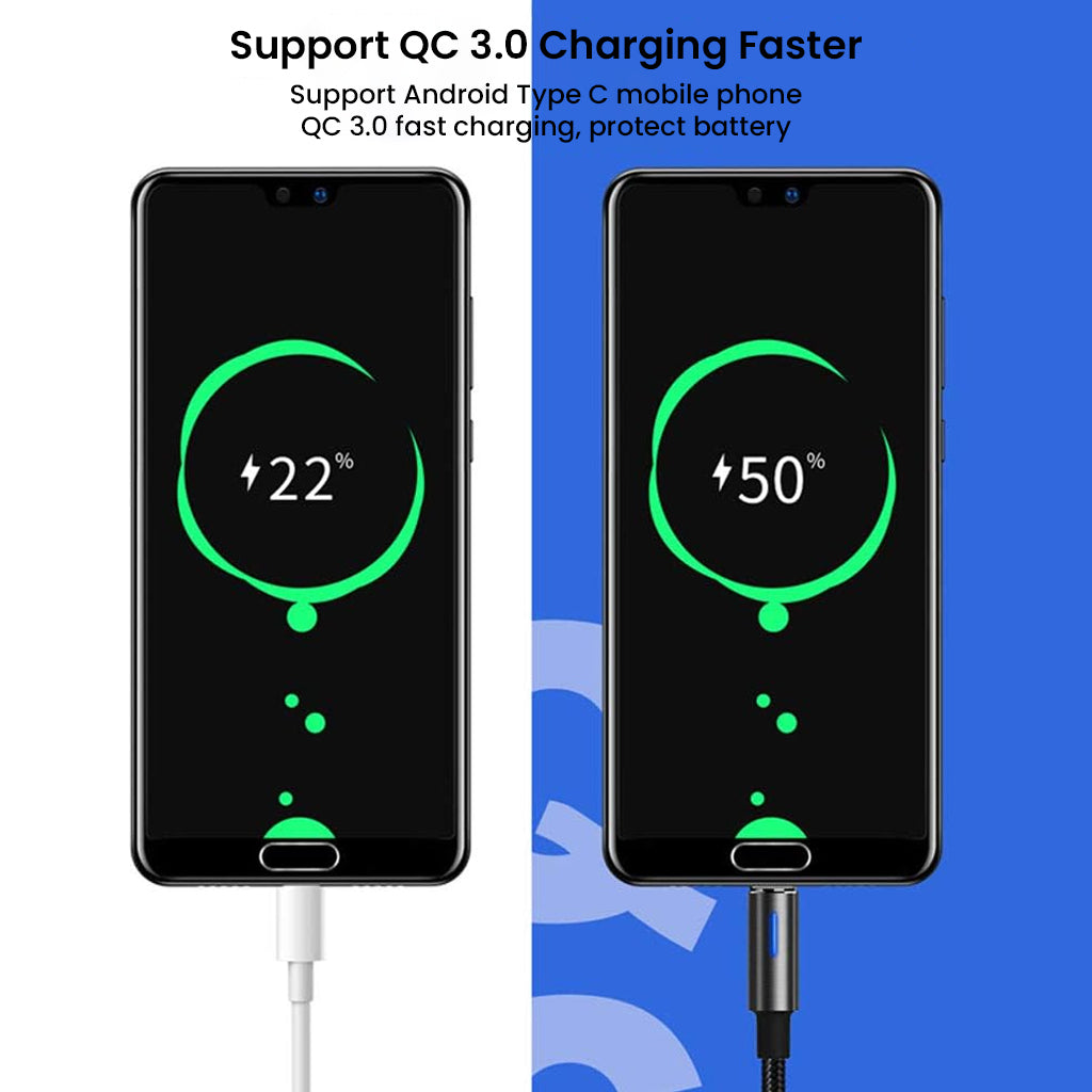 Mcdodo - Fast Charging Cable for USB-A Devices supporting QC 3.0 fast charging for Android Type-C phones with battery protection.
