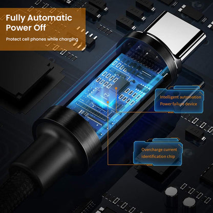 Mcdodo - Fast Charging Cable for USB-A Devices featuring intelligent chip for automatic power-off and overcharge protection.