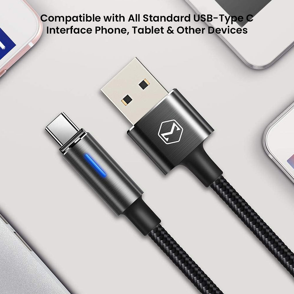 Mcdodo - Fast Charging Cable for USB-A Devices compatible with USB Type-C phones, tablets, and accessories for efficient charging.