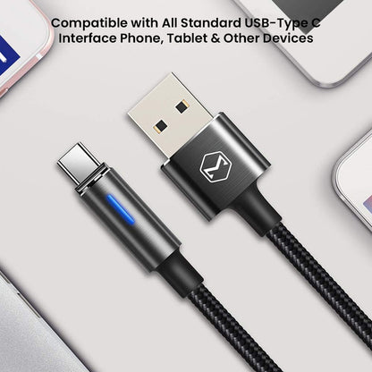 Mcdodo - Fast Charging Cable for USB-A Devices compatible with USB Type-C phones, tablets, and accessories for efficient charging.