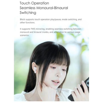 MoonDrop Block TWS Earbuds Touch Operation