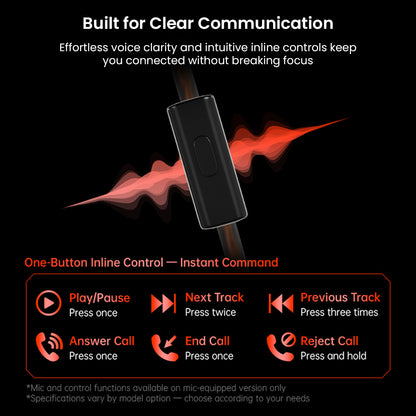 Built-in clear communication control for gaming
