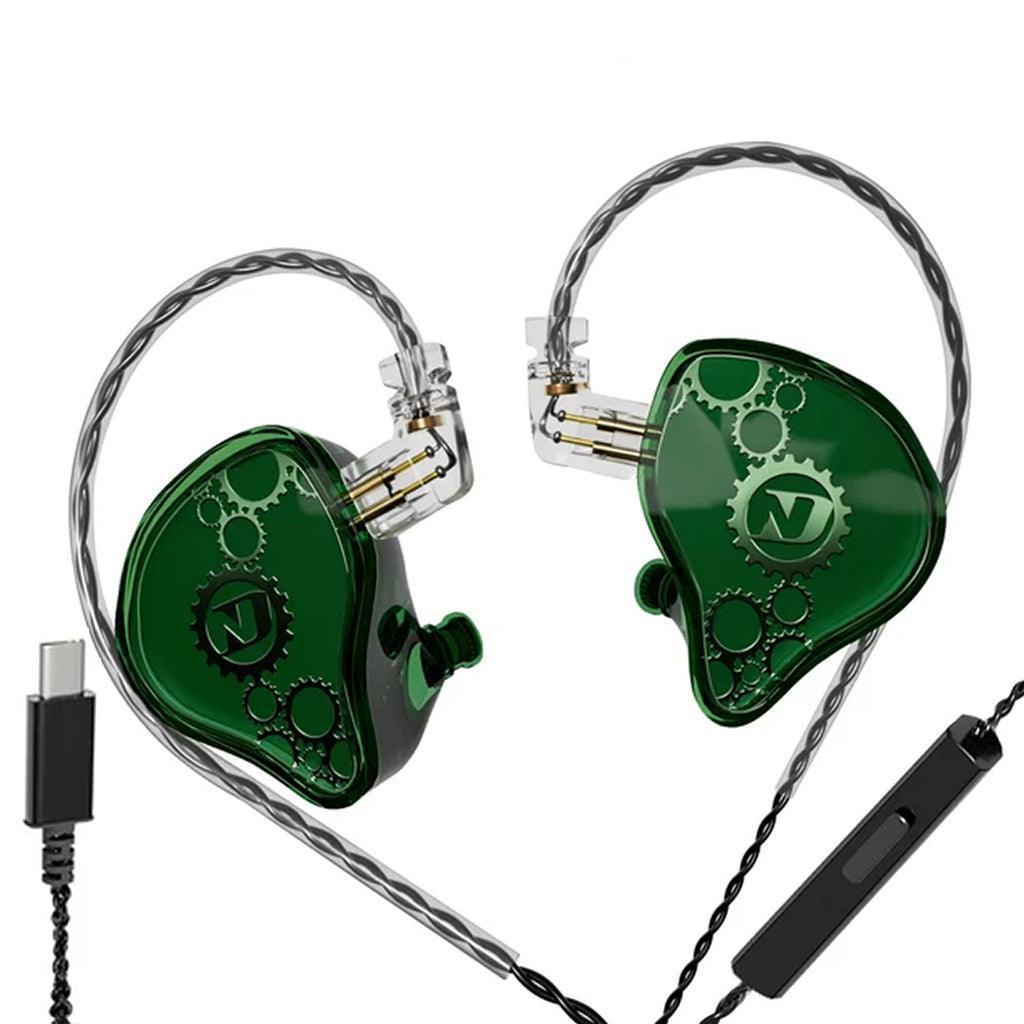 ND Venus Dynamic Driver HiFi IEM Green 3.5mm