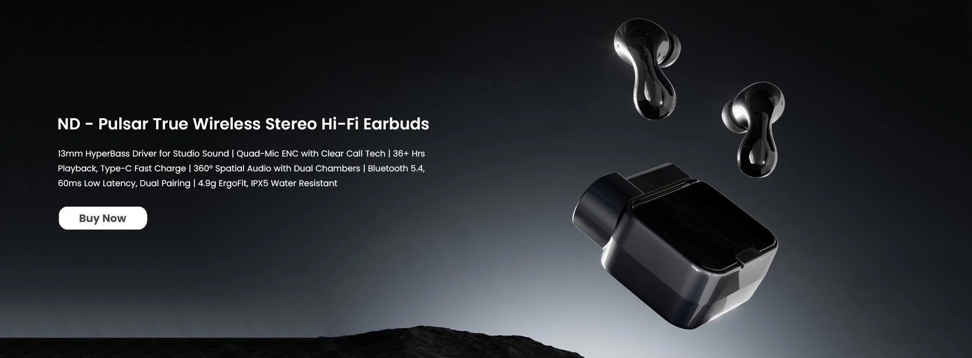 Nd   pulsar true wireless stereo hi fi earbuds