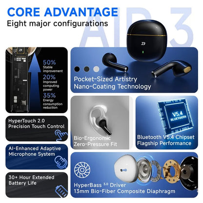 ND Air3 True Wireless Earbuds Core Advantages